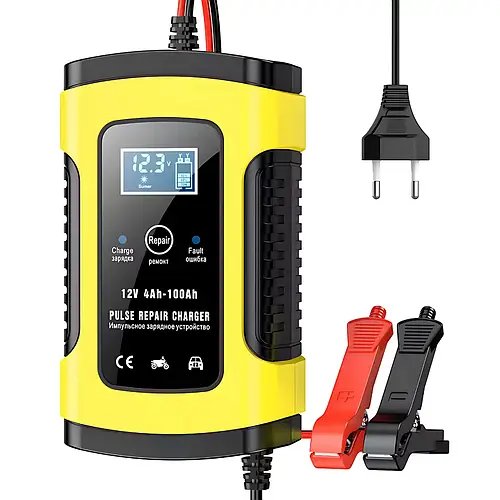 Зарядний пристрій для акумулятора, зарядка АКБ, автоматичний FOXSUR 12В/5А