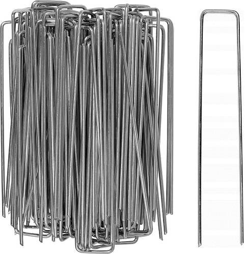 Скоби Для Кріплення Агроволокна Ø 3 мм, L=150 мм Набір 100 шт FLO (91060)