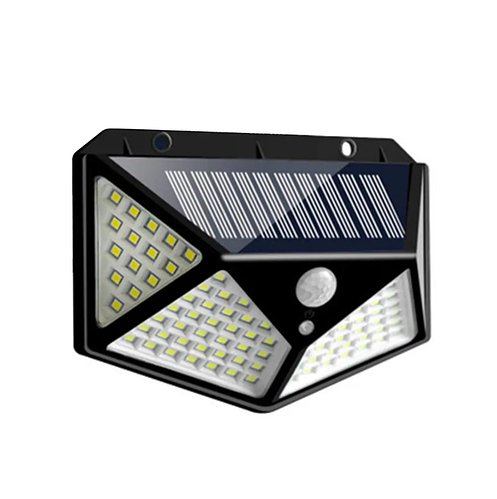 Ліхтар на сонячній батареї з датчиком руху Solar Wall Lamp SH-100 /Вуличний світильник/100 LED діодів