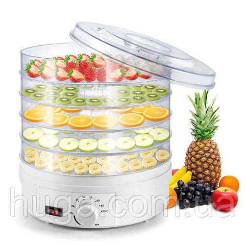 Сушарка для овочів і фруктів із терморегулятором 350 Вт, FOOD DEHYDRATOR / Сушарка для овочів