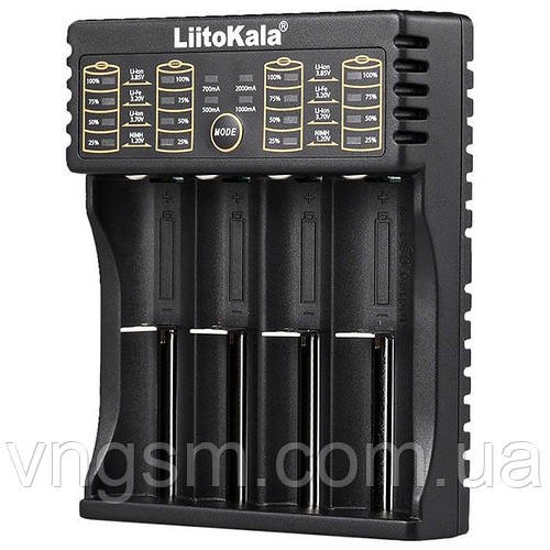 Універсальний зарядний пристрій LiitoKala Lii-402 для 18650, AA, AAA Li-Ion, LiFePO4, Ni-MH/Cd + PowerBank