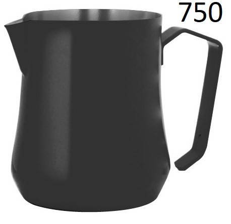 Пітчер Motta TULIP Black 750 мл. Чорний молочник
