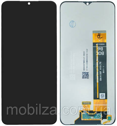 Дисплей Samsung Galaxy M13 M135 з тачскрином, чорний, Original (PRC)