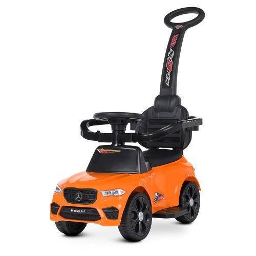Дитячий електромобіль каталка-толокар 2в1 Mercedes Bambi M 4855LR-7 Помаранчевий