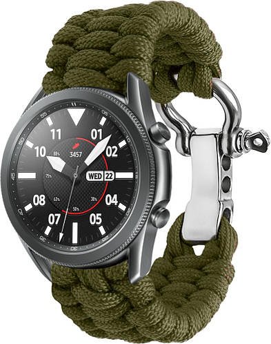 Ремінець з Паракорду Ruper для Galaxy Watch 3 45mm (22mm) Khaki