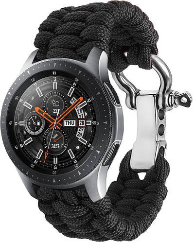Ремінець з Паракорду Ruper для Galaxy Watch 46mm (22mm) Black