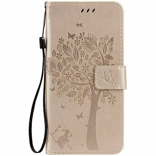 Xiaomi Poco M5s (чохол кіт і дерево) Gold