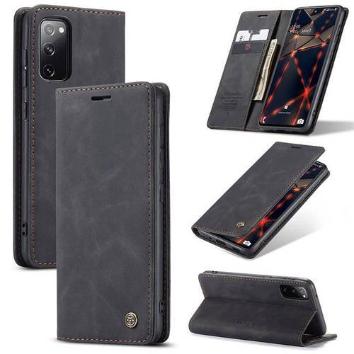 Чохол книжка з магнітом Samsung Galaxy S20 FE CaseMe Black