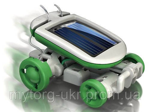Робот-конструктор на сонячній батареї Robot Kits 6 в 1