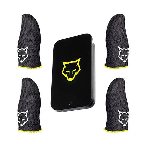 Ігрові напальчники для ігор телефона смартфона Sarawolf v1 (2 пари + захисний кейс) pubg standoff 2 codm пабг