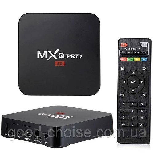 Андроїд ТВ приставка 4GB/32GB, MXQ PRO 4K / Смарт приставка / Цифрова ТВ приставка / Медіаплеєр / Смарт ТВ