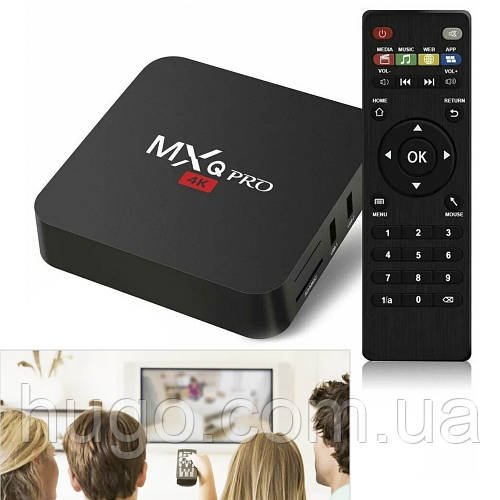 Смарт приставка (4GB/32GB) для телевізора TV Box, MXQ PRO 4K / Медіаплеєр / Цифрова ТВ приставка / Андроїд ТВ