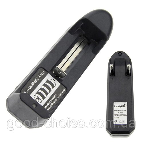 Зарядний пристрій на 1 акумулятор Li-Ion 18650 EL-088 charger / Зарядний пристрій для літій-іонних батарей