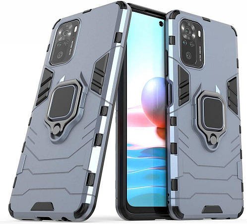 Чохол протиударний Xiaomi Poco M5s (підставка кільце) Graphite