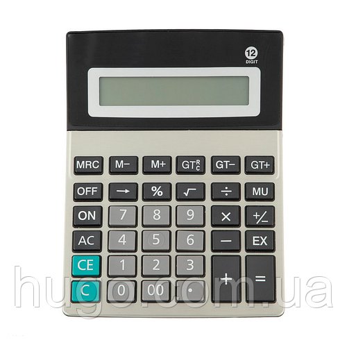 Калькулятор настільний 12-розрядний, DM-1200V / Бухгалтерський калькулятор / Калькулятор бухгалтера
