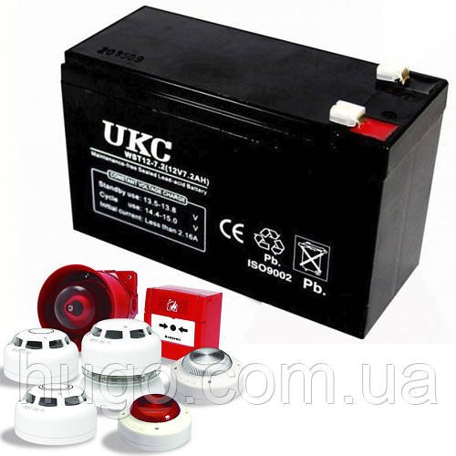 Свинцево-кислотна акумуляторна батарея 12V, 7A / Акумулятор для безперебійника