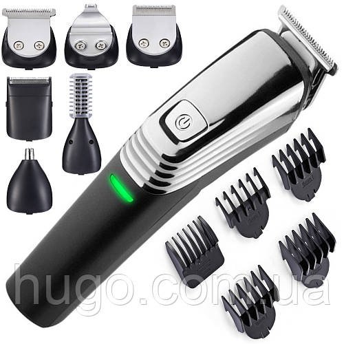 Тример універсальний 6в1, KM-5900 / Професійна машинка для стрижки волосся / Акумуляторна електробритва
