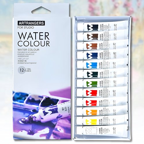 Набір акварельних фарб "Art Ranger" на 12 кольорів по 12 мл у тюбиках "Water" PW31.12012.A