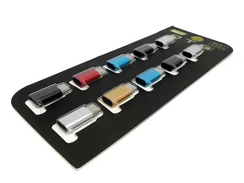 Перехідник OTG металевий micro USB - Type-C