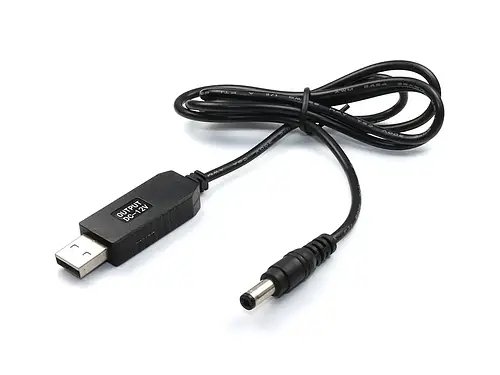 Кабель USB для роутера з перетворювачем напруги з 5V на 9V 0,5А