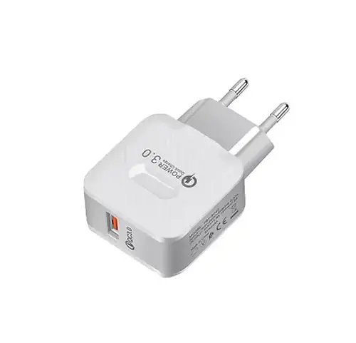 Зарядний пристрій 220В 2,4А QC3.0 USBx1 51-3