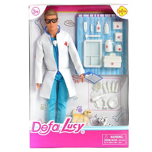 Лялька Кен Defa Lucy Ветеринар (вихованець, аксесуари) 8347
