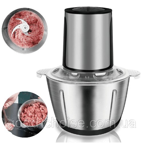 Подрібнювач блендер 1000W, Raf Food Processor R7019 / Кухонний комбайн із чашею на 2л / Електричний блендер