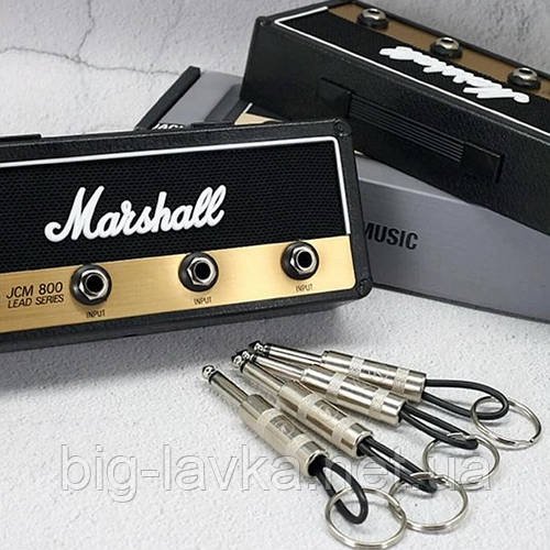 Ключниця Marshall JCM 800 на 4 ключі у вигляді гітарного підсилювача  чорна