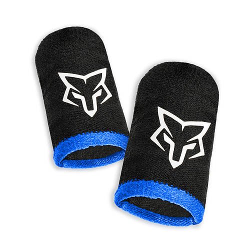 Напальчники Sarafox v1 Carbon Wasp Feelers ігрові геймерські для пабга гри на телефоні пубг pubg mobile 2 шт Чорний із синім