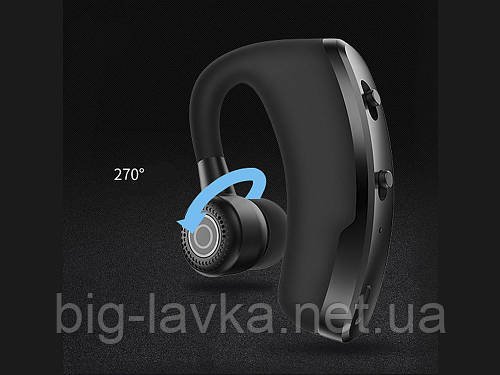 Гарнітура Bluetooth V9 для Android iPhone Samsung Huawei LG HTC Чорний