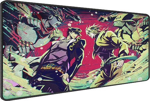 Ігрова поверхня (Килимок для мишки) SHLab JoJo Jotaro vs Dio Brando SHM-731 (70х30 см)
