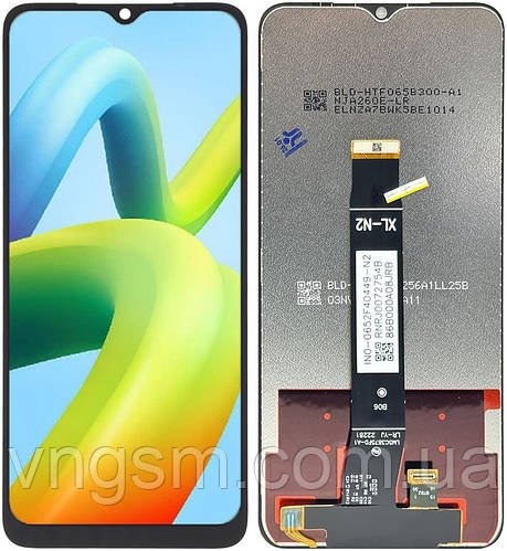 Дисплей + сенсор Xiaomi Redmi A2 / A2+ Black - p/n: LM5C3875F0-A1