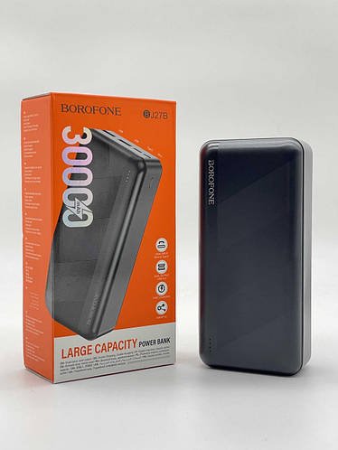 Павер банк Power Bank Borofone BJ27B 30000 mAh мАг 2 USB 1 type-c 1 micro usb