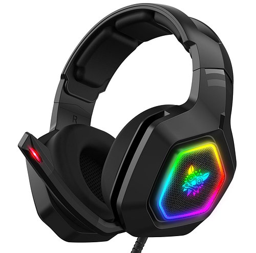Ігрові навушники ONIKUMA K10 з RGB-підсвіткою мікрофоном