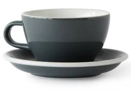 Чашка комплект Acme Evolution Grey для лате 280 мл. Акме Сіра