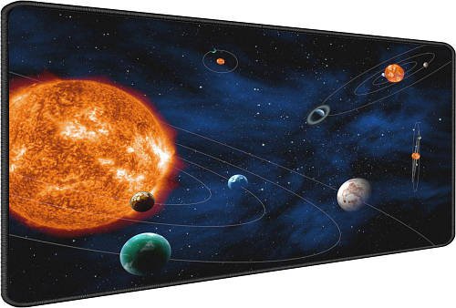 Ігрова поверхня (Килимок для мишки) SHLab Сонячна Система SHM-766 (90х40 см)
