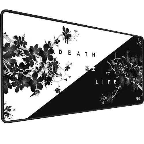 Ігрова поверхня (Килимок для мишки) SHLab Сакура Black White SHM-849 (70х30 см)