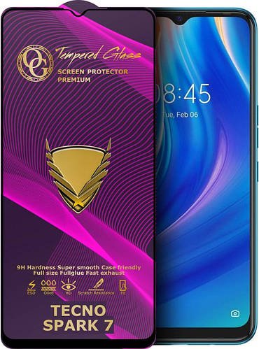 Захисне скло GoldenArmor Tecno Spark 7 (Full Glue)
