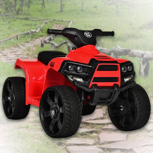Квадроцикл дитячий на акумуляторі з музикою та світлом фар Bambi M 3893EL-3 Червоний