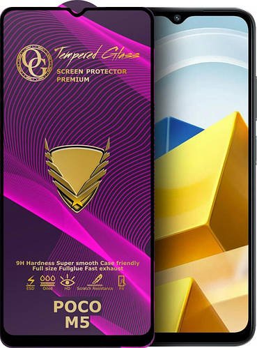 Захисне скло GoldenArmor Xiaomi Poco M5 (Full Glue)
