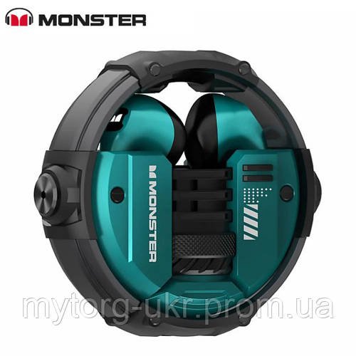 Ігрові Bluetooth-навушники Monster XKT10  Зелений