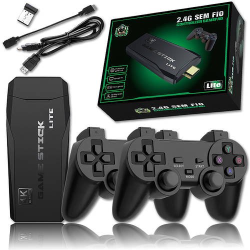 Ігрова приставка M8 Mini Game Stick 4K HDMI та 2 бездротові джойстики консоль для телевізора