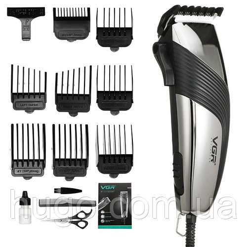 Машинка для стрижки волосся VGR V121 від мережі / Дротовий триммер для стрижки
