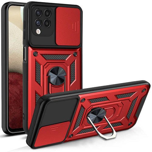 Чохол із захистом камери 3DGuard Samsung Galaxy A12 Nacho A127 Red