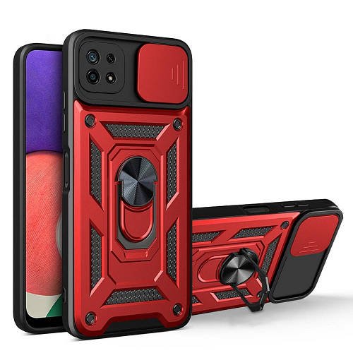 Чохол із захистом камери 3DGuard Samsung Galaxy A22 5G A226 Red