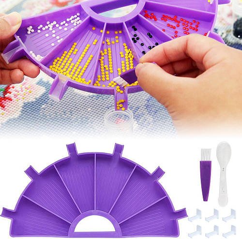 Мультилоток для Страз Алмазної Мозаїки SHLab 14 в 1 Purple