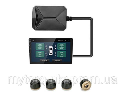 Система контролю тиску в шинах USB TPMS Android для більшості автомобілів (Зовнішні датчики)