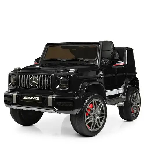 Дитячий електромобіль Mercedes-Benz G63 з музикою та дверима, що відкриваються Bambi M 4180EBLRS-2 Чорний