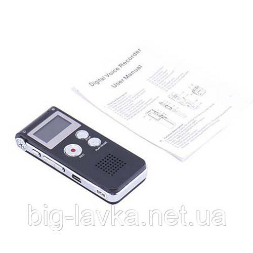Диктофон Shzons 8GB  Чорний