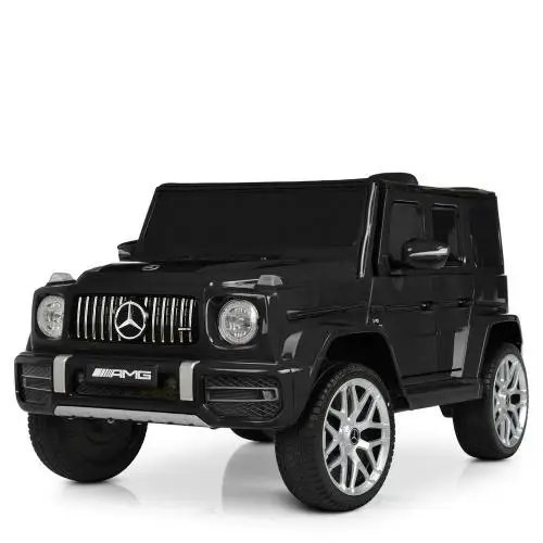Дитячий електромобіль Mercedes-Benz G-class зі звуком зі світлом фар Bambi M 4214EBLR-2 Чорний